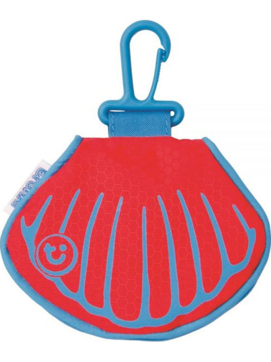 Trunki Portofel pentru copii cu buzunar pentru monede cu velcro Roșu