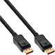 InLine Kabel DisplayPort-Stecker - 1m Schwarz (15301)