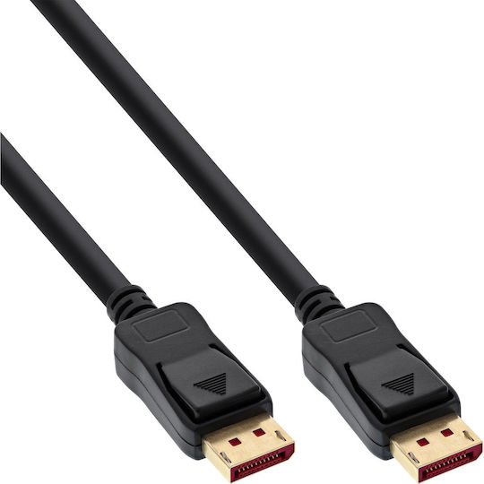 InLine Kabel DisplayPort-Stecker - 1m Schwarz (15301)