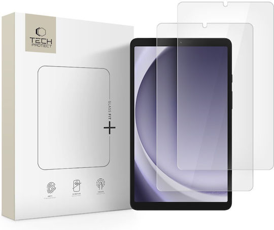 Tech-Protect Gehärtetes Glas Fit+ 2er Pack Galaxy Tab A9 A11 8,7 X110 X115 X133 X135 Klare