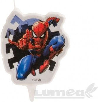 Spider-man 2d Birthday Candle Dekora