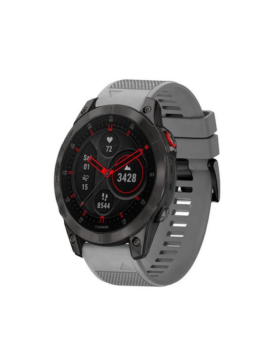 Каишка Силикон Сив (Garmin Epix Gen 2)