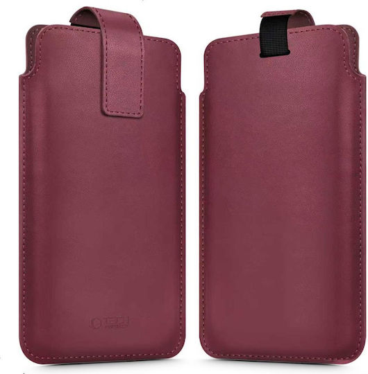 Tech-Protect Sm65 Sock & Pouch up to 6.9" Burgundy