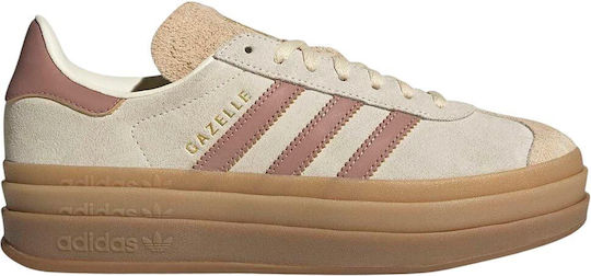 adidas gazelle silver green womens Shop Beige Womens Gazelle Bold Lace Up Sneakers – Shoebacca