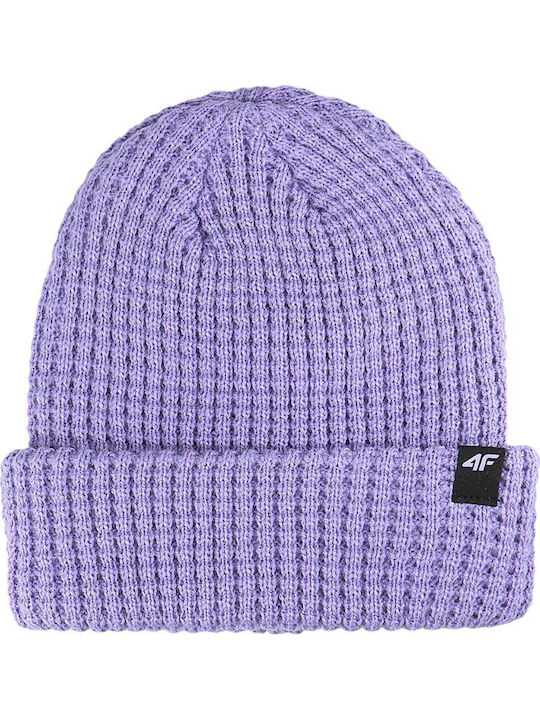 Beanie Beanie Knitted in Purple color