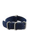 Zulu Fabric curea Benzile Nato Albastru 26mm