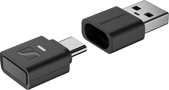 Sennheiser Btd 700 Bluetooth Usb Донгъл Аудио Предавател Aptx Lossless Auracast Plug & Play За Слушалки И Тонколони С Ултра Ниска Латентност Bluetooth 5.4 Съвместим С Usb-c И Usb-a