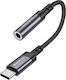 Borofone NO-BOR-118999 USB-C Männlich zu 3.5mm Weiblich Konverter Grau