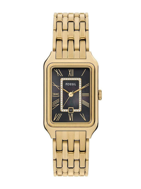 Fossil Women's Watch 26mm Battery with Gold Stainless Steel Bracelet