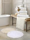 Nima Bath Towel Set 3pcs Amour White Weight 450gr/m²