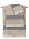 Guy Laroche Bath Towels Set 3 pcs Canyon Anthracite-natural Weight 500gsm