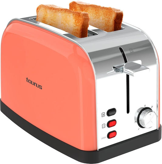 Taurus Φρυγανιέρα 2 Θέσεων 950W Γκρι