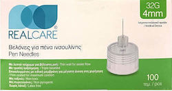 Real Care Needles 32G 100 Pieces Real Care Needles 32G 100 Pieces