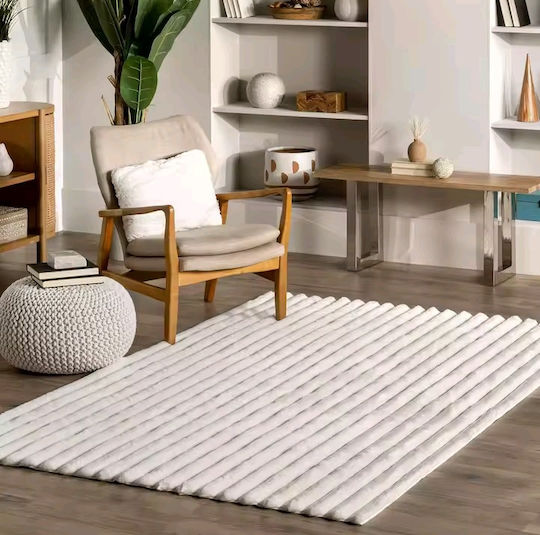 Natural Home Covor Rectangular Off White