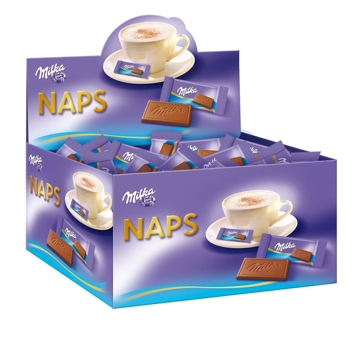 Milka Naps Alpine Milch - Mini Schokoladenriegel Aus Zarter Alpine ...
