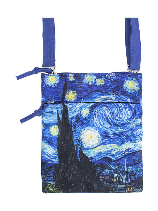 Crossbody Passport Bag "nuit Etoilee" Van Gogh 22x19 Cm