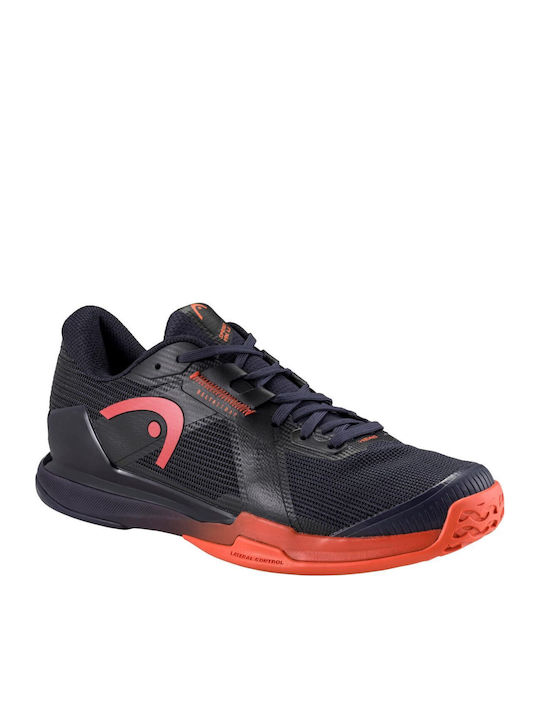 Head Sprint Pro 4.0 Ανδρικά Παπούτσια Τένις για Χωμάτινα Γήπεδα Μαύρα Head Sprint Pro 4.0 Ανδρικά Παπούτσια Τένις για Χωμάτινα Γήπεδα Μαύρα