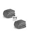 Ehome Sherpa Blanket Double 220x240cm Grey 11 Blanket Sheep Double-sided 220x240 LOUTRINI-11-Grey