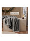 Ehome Sherpa Blanket Double 220x240cm Grey 11 Blanket Sheep Double-sided 220x240 LOUTRINI-11-Grey