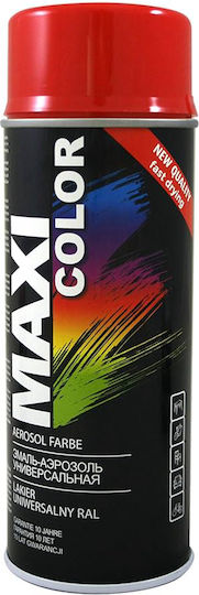 Maxicolor Спрей Боядисване Висока температура с Металик Ефект Червено Пламъчно червено RAL3000 400мл