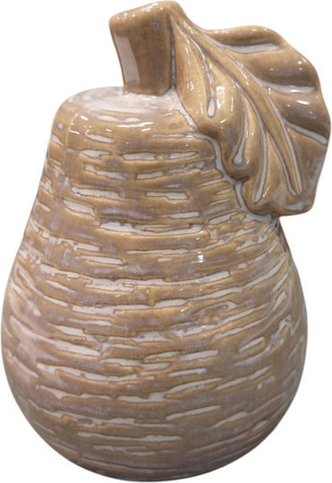 Pere Decorativ Ceramic Bej L:10x9x13cm Cod:023-225-141