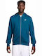 Club Cardigan with Petrol Blue Hood