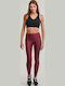 Frauen Leggings Burgundisch