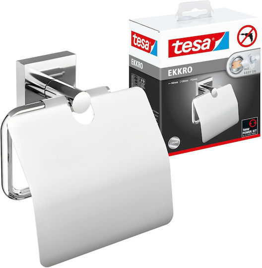 Tesa Wall Mounted Paper Holder Silver