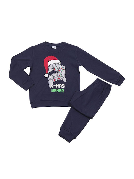 Trax Kinder Schlafanzug Blue Marine