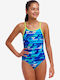 Funkita Детски Бански Една част Син