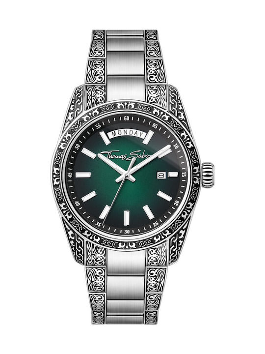 Thomas Sabo Ρολόι Μπαταρίας με Μεταλλικό Μπρασελέ