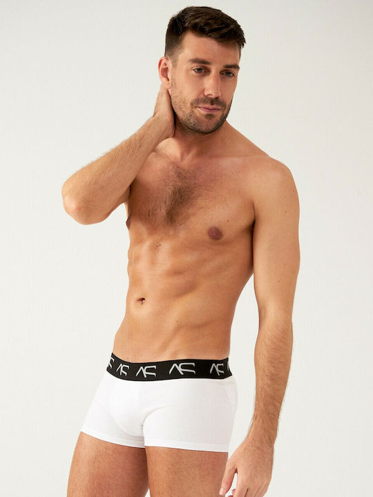 Adam Smith Men's Boxer White