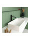 Orabella Aufgesetztes Waschbecken Porzellan 60x35x14cm White