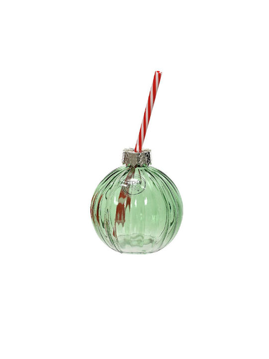 Kaemingk Weihnachtlich Glas Glas Grün L10.5xB9....