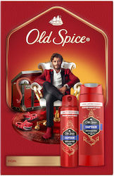 Captain Σετ Περιποίησης για Καθαρισμό Σώματος Old Spice Gentleman Σετ Δώρου Για Άνδρες Με Αποσμητικό Σπρέι Και Αφρόλουτρο Captain, 24ωρη Φρεσκάδα για Καθημερινή Χρήση, Άρωμα με Ποιοτική Μυρωδιά Που Διαρκεί