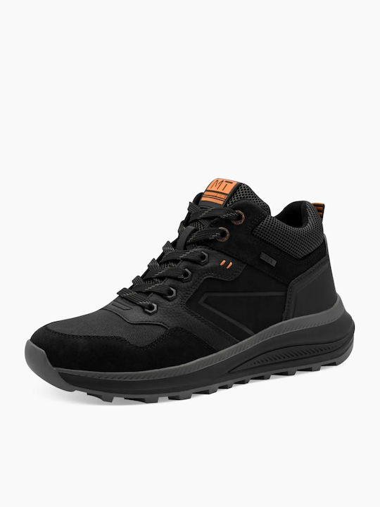 Black Men's Boots with Zipper