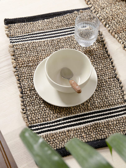 Nima Wicker Placemat Ray Beige 50x30cm