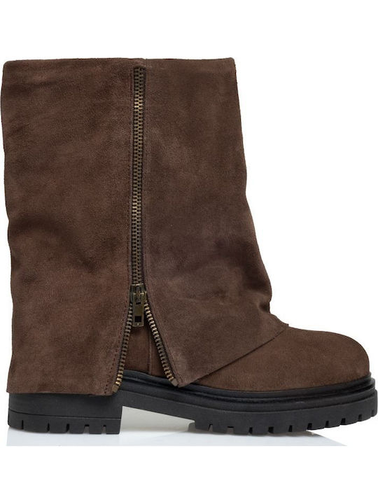 Stiefeletten Damen Braun