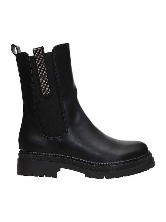 Damen Chelsea-Stiefel Schwarz 298/2301_MAURo