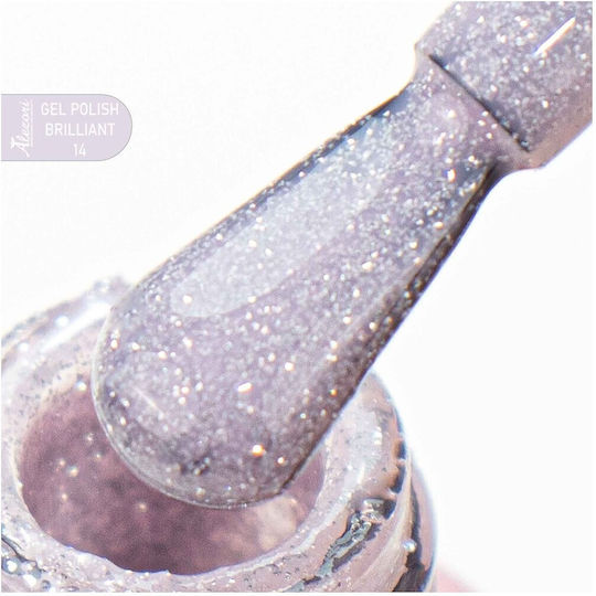 Alezori Briliant Halb-permanenter Nagellack 14 15ml 1Stück