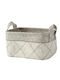 Kaemingk Декоративна кошница Слама с дръжки Beige 32x23x18бр