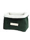 Kaemingk Декоративна кошница Текстил Green 20x14x14бр