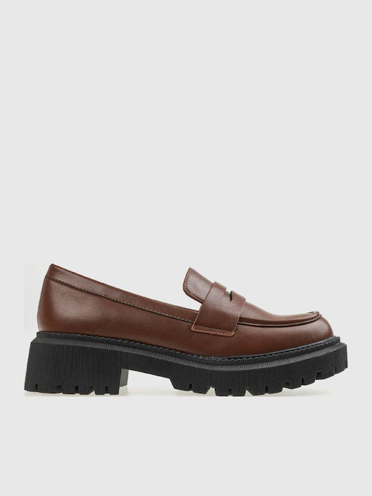 Дамски Loafers в Кафяв Цвят