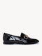 Μαύρα Λουστρίνι Loafers Μυτερή Γραμμή