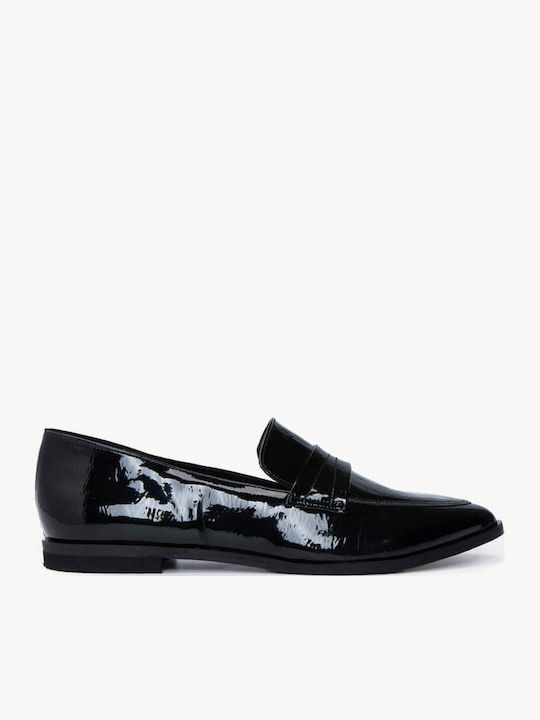 Mocasini Dama Loafers Din Lac Croco Model Cu Vâ...