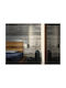 Stick Modern Leuchte Wand mit Integrierter LED und Warmweißes Licht Schwarz 80x6x9cm