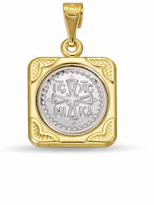 Kontopoulos Pandantiv Talisman pentru copii Constantinato din Aur 14K MP1107