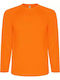 Roly Мъжки рекламен суитшърт Fluor Orange