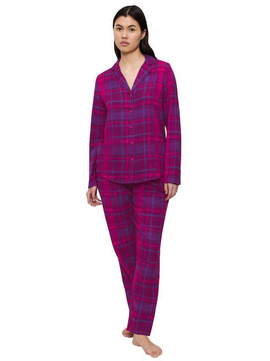 Triumph Set Pijamale pentru Femei Red Boyfriend...