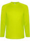 Roly Men's Long Sleeve Promotional Blouse Fluor Yellow